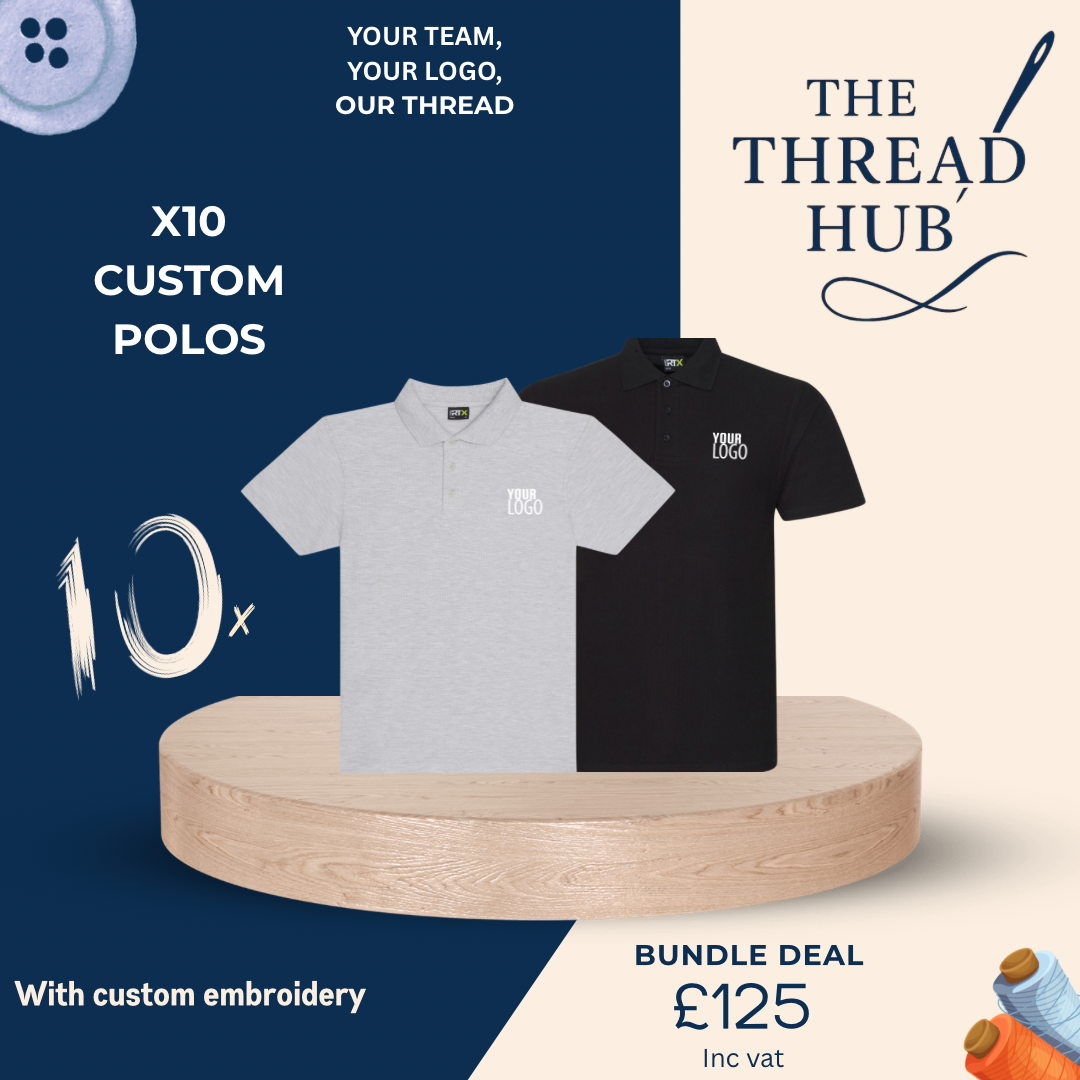 10 x Embroidered Polo Workwear Bundle