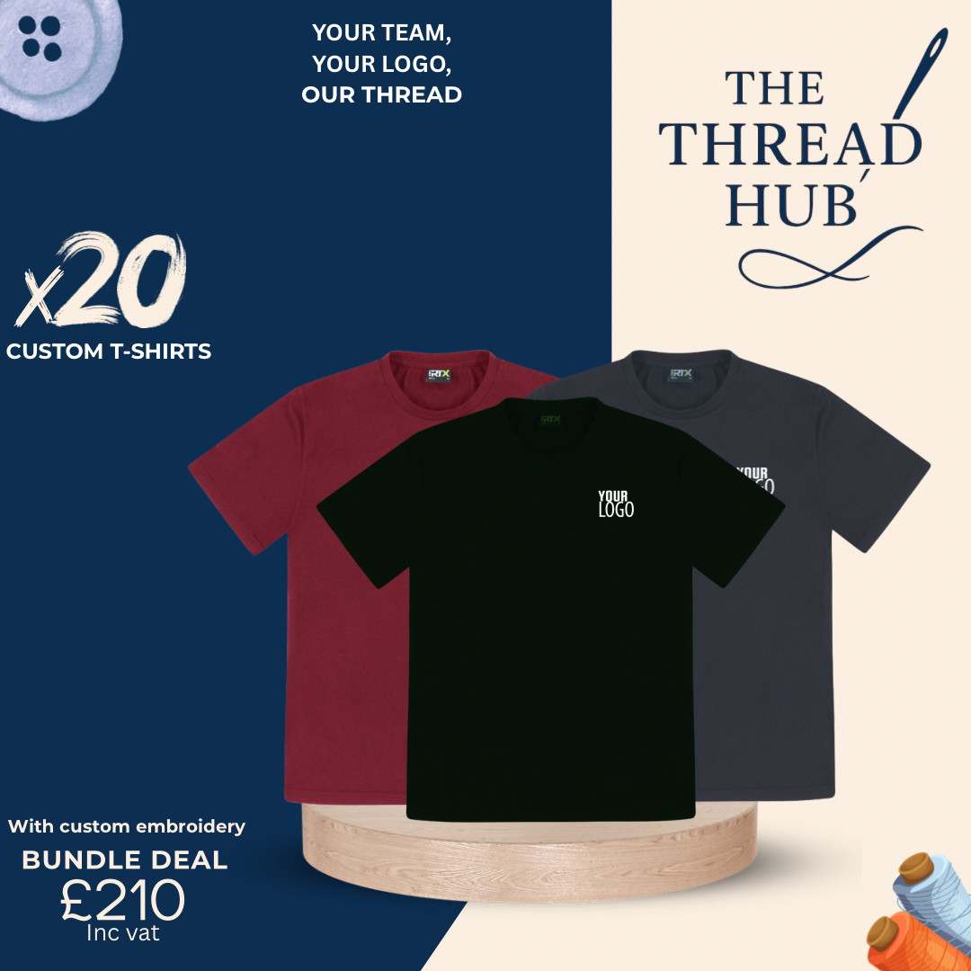 20 x Embroidered T-Shirt Workwear Bundle