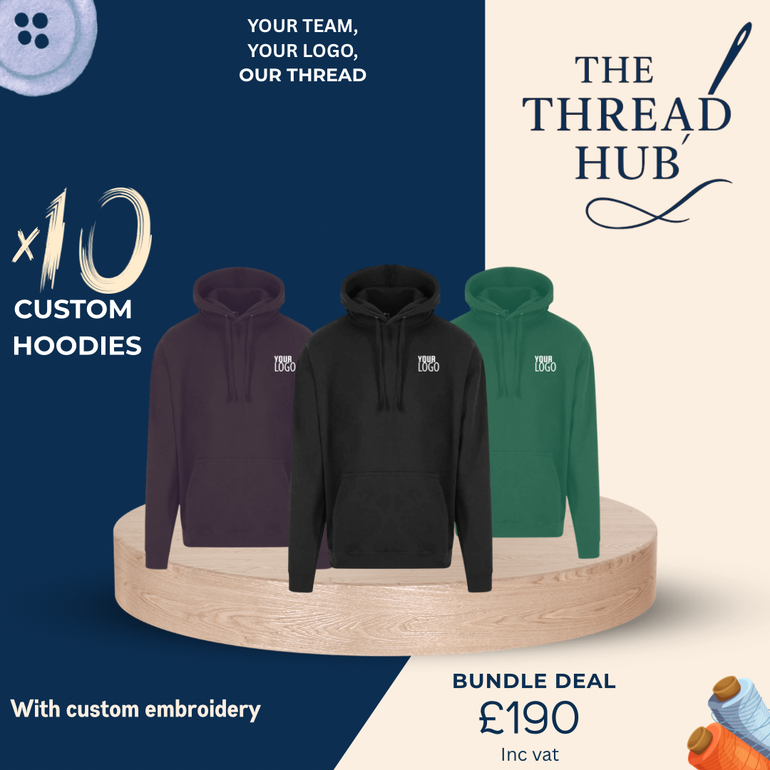 10 x Embroidered Hoodie Workwear Bundle