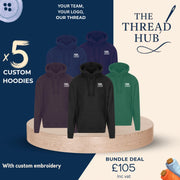 5 x Embroidered Hoodie Workwear Bundle