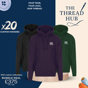 20 x Embroidered Hoodie Workwear Bundle