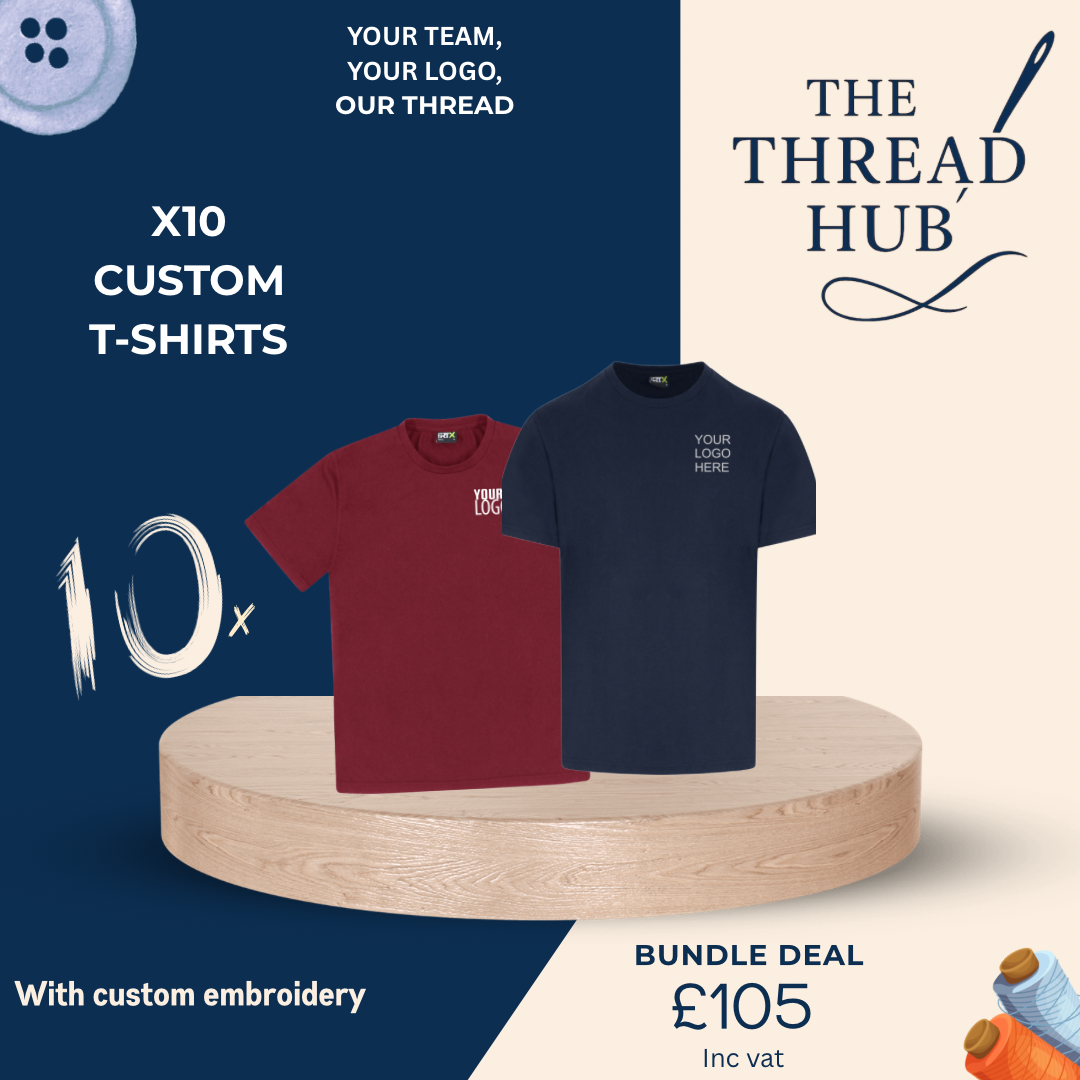 10 x Embroidered T-Shirt Workwear Bundle